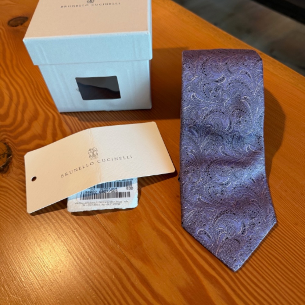 Silk necktie Brunello Cucinelli